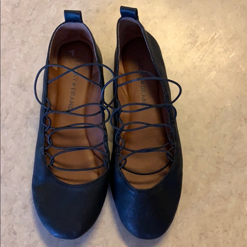 Black flats Lucky Brand